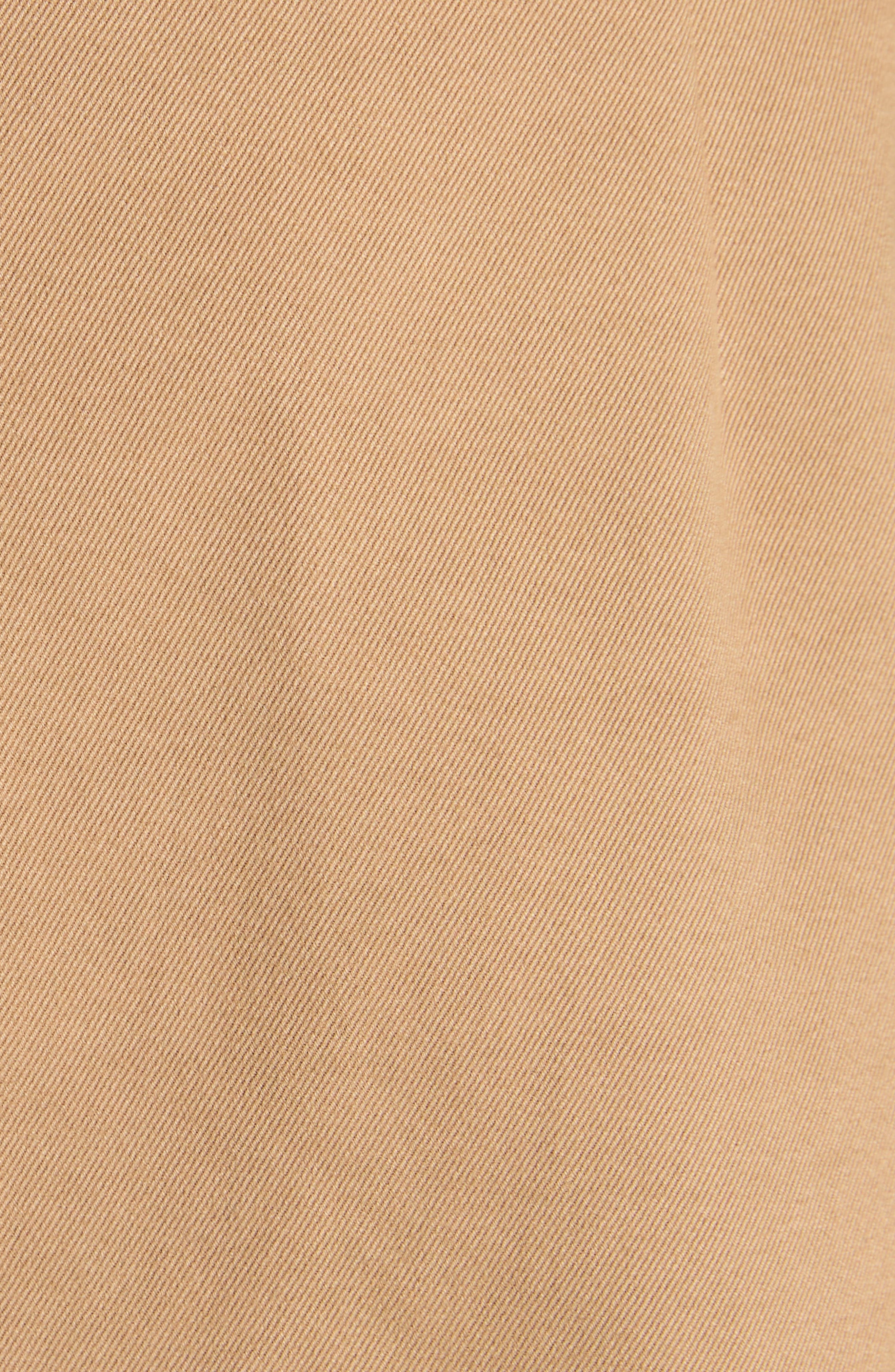 Moncler Pleated Cotton Stretch Gabardine Miniskirt in Beige at Nordstrom - 6