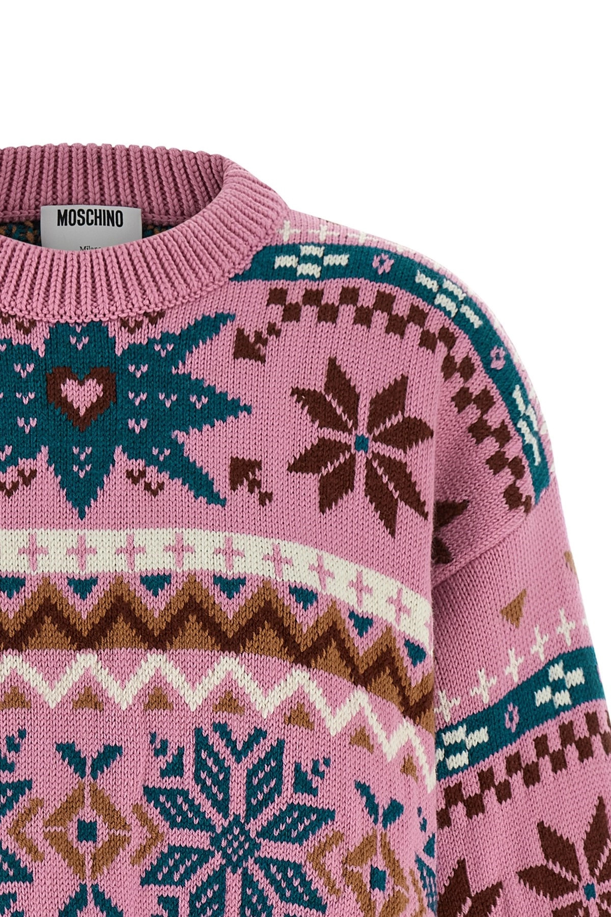 Intarsia wool sweater - 4
