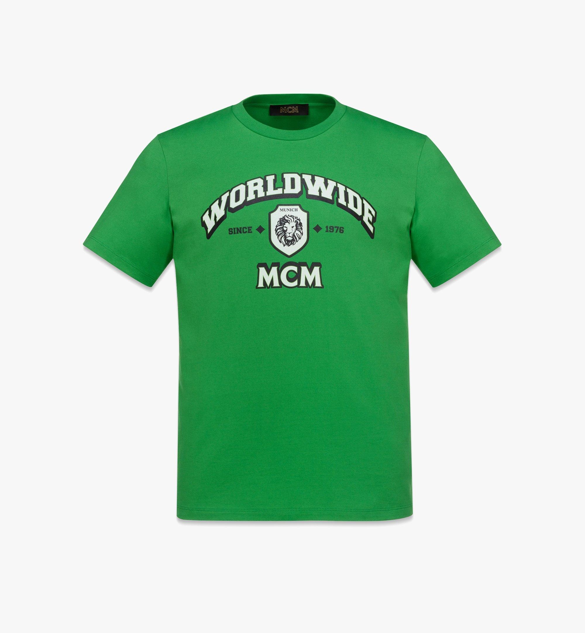 MCM Worldwide Print T-Shirt in Organic Cotton - 1