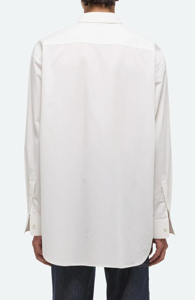 Helmut Lang Oversize Cotton Poplin Button-Up Shirt outlook