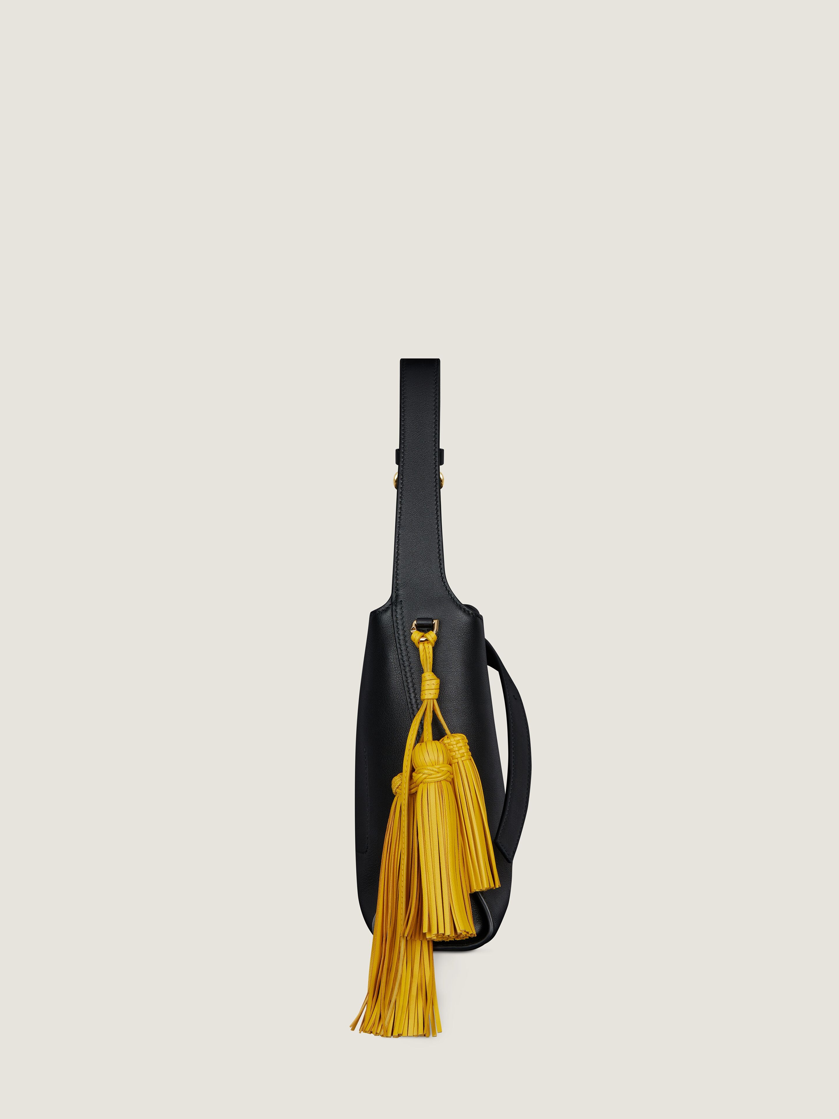 MINI BELTED HOBO BAG IN LEATHER - 4