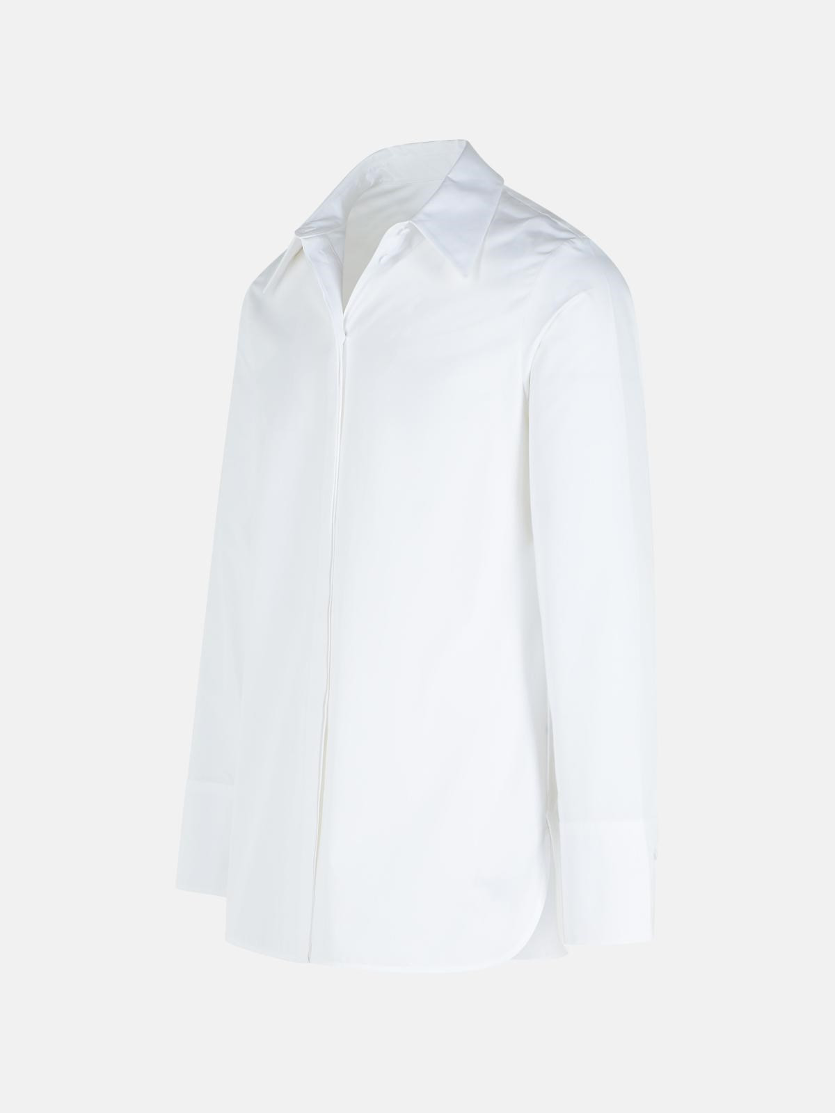 WHITE COTTON SHIRT - 2