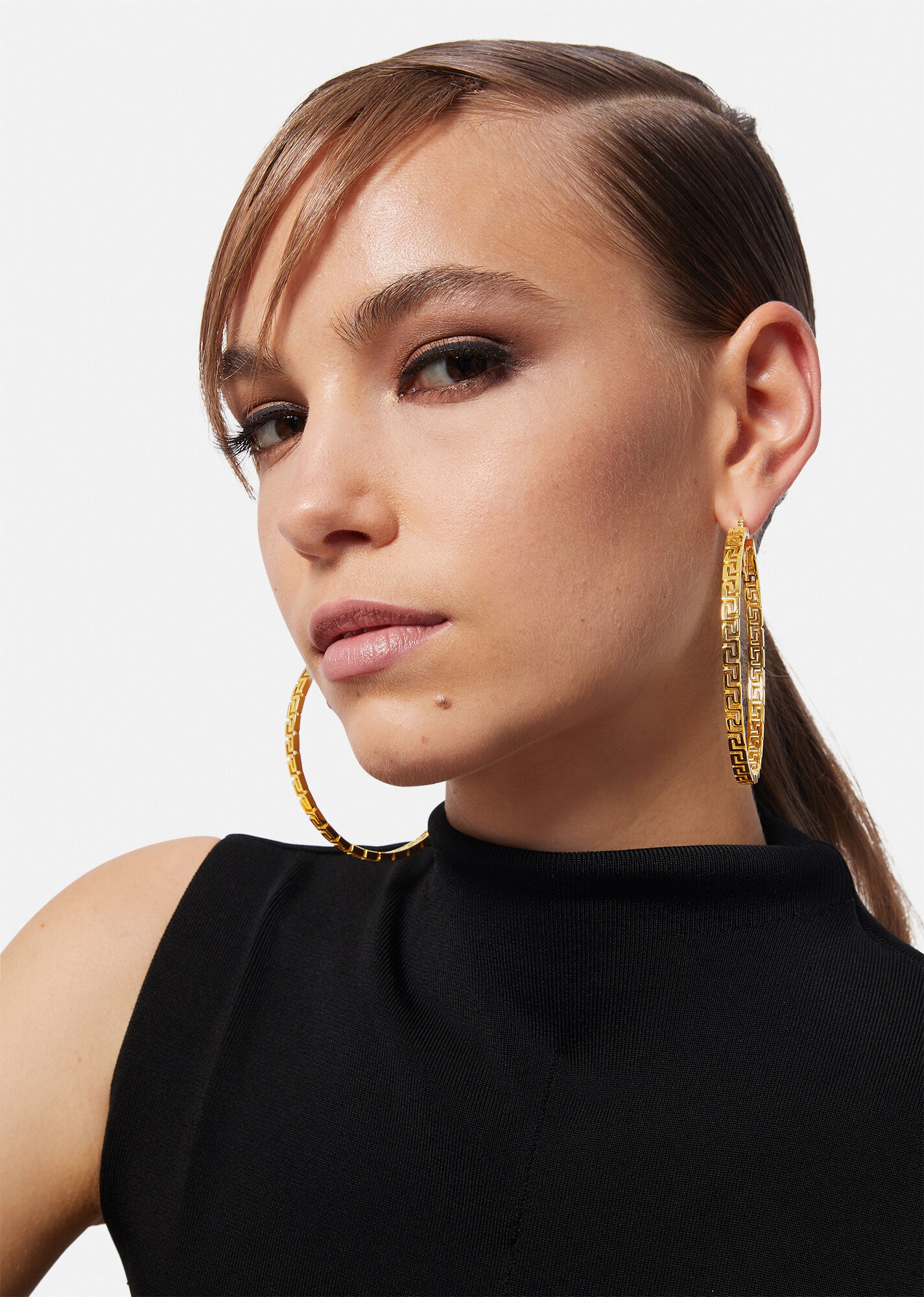 Greca Hoop Earrings - 2