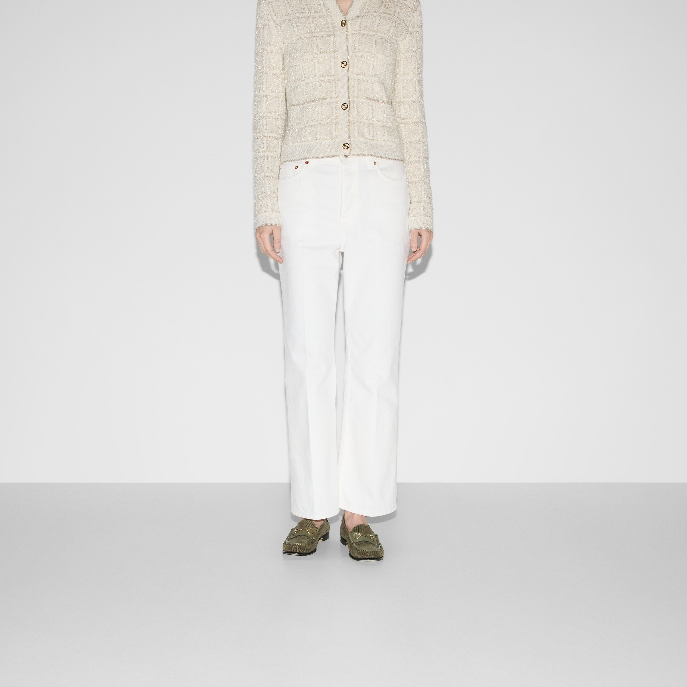 Straight fit denim pants - 3
