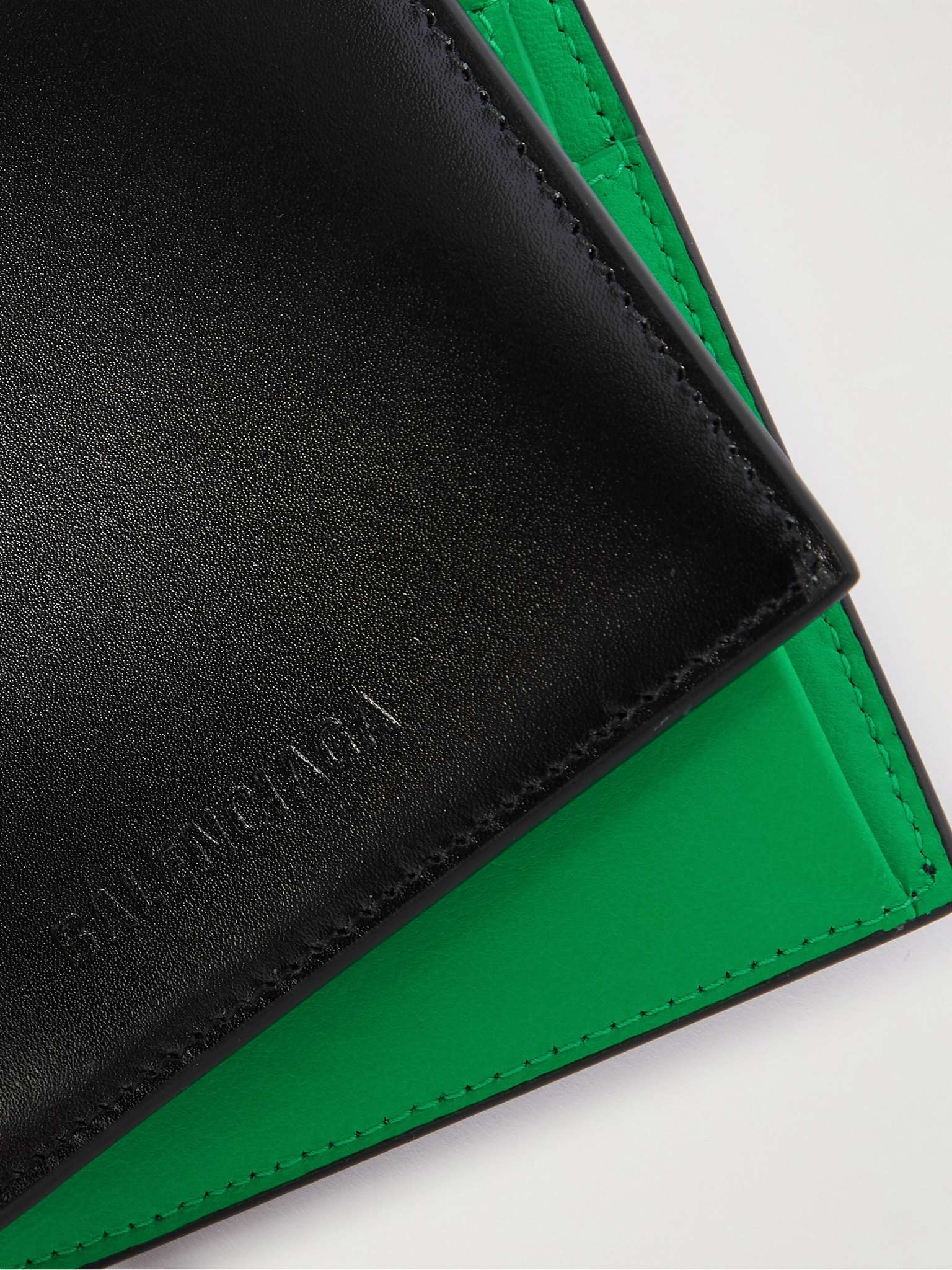 Logo-Embossed Leather Billfold Wallet - 4