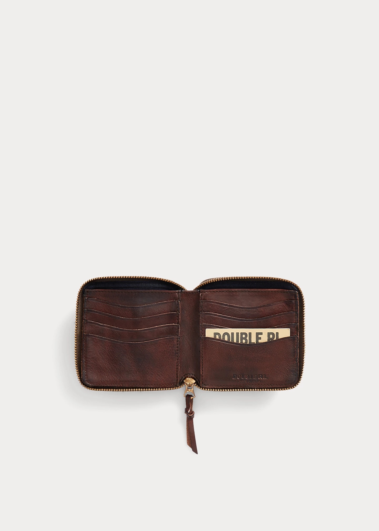 Leather Zip Wallet - 3