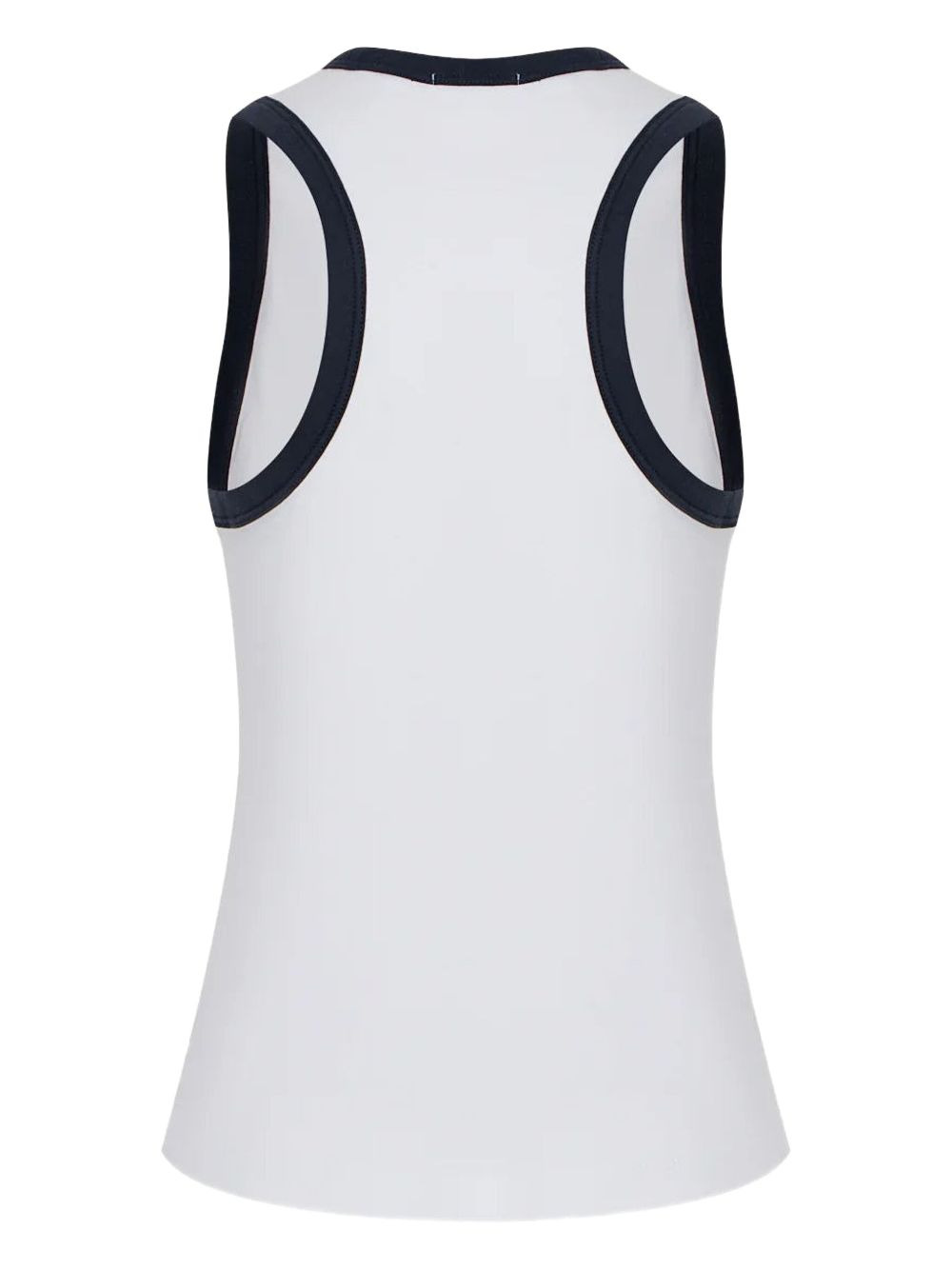 contrast-binding tank top - 2