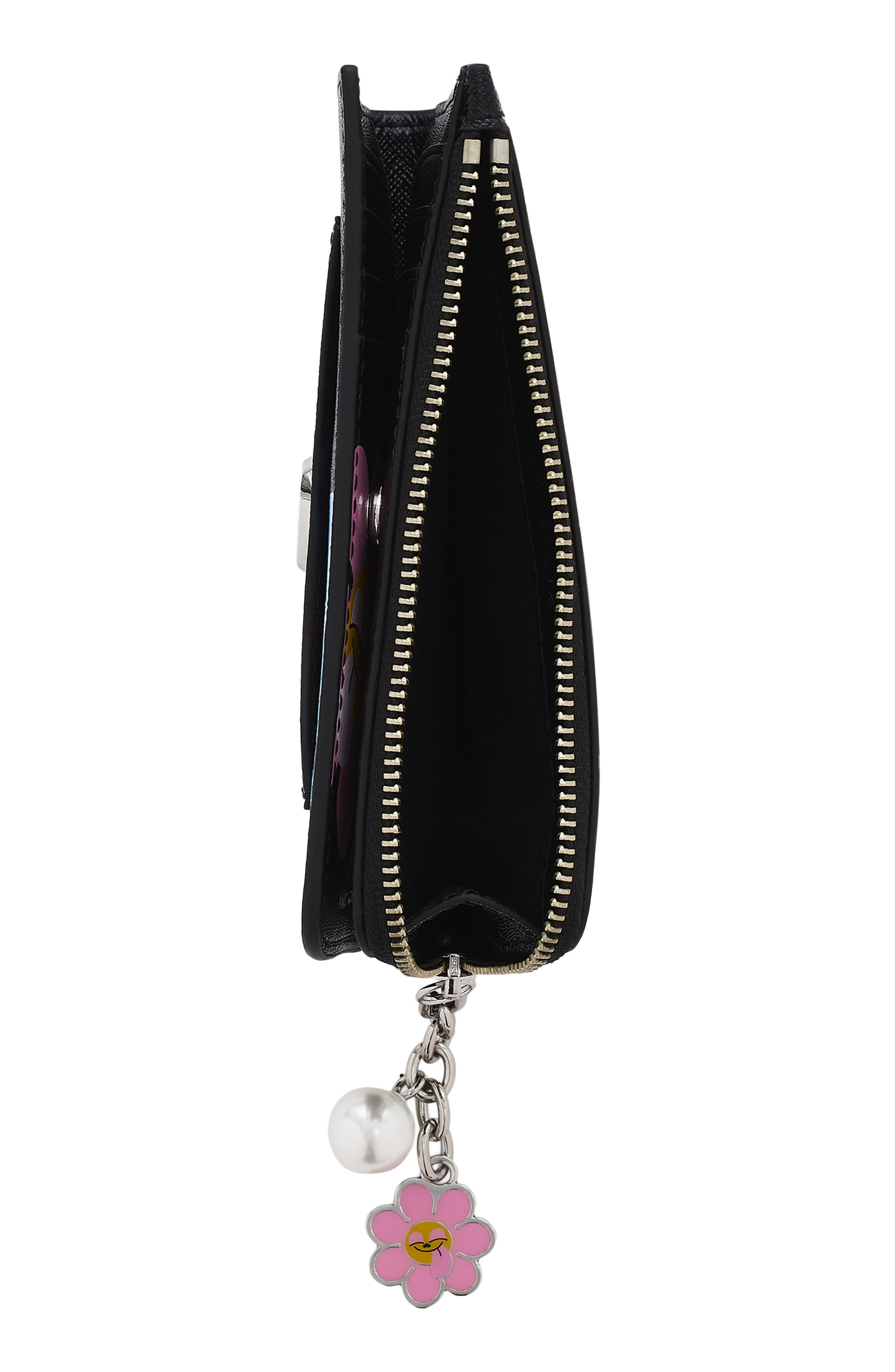 Marc Jacobs The Medium Flat Leather Wallet in Black Multi at Nordstrom - 4