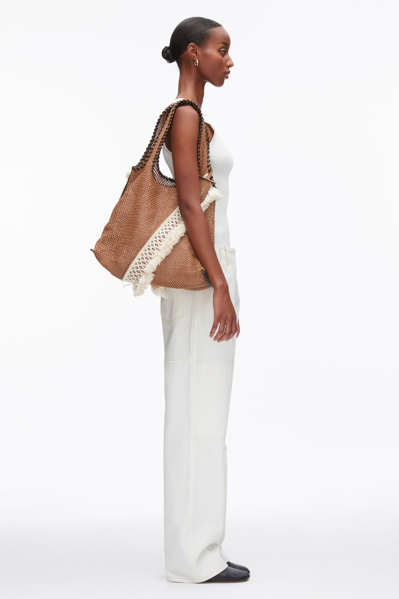 Raffia Fringe Market Tote 5