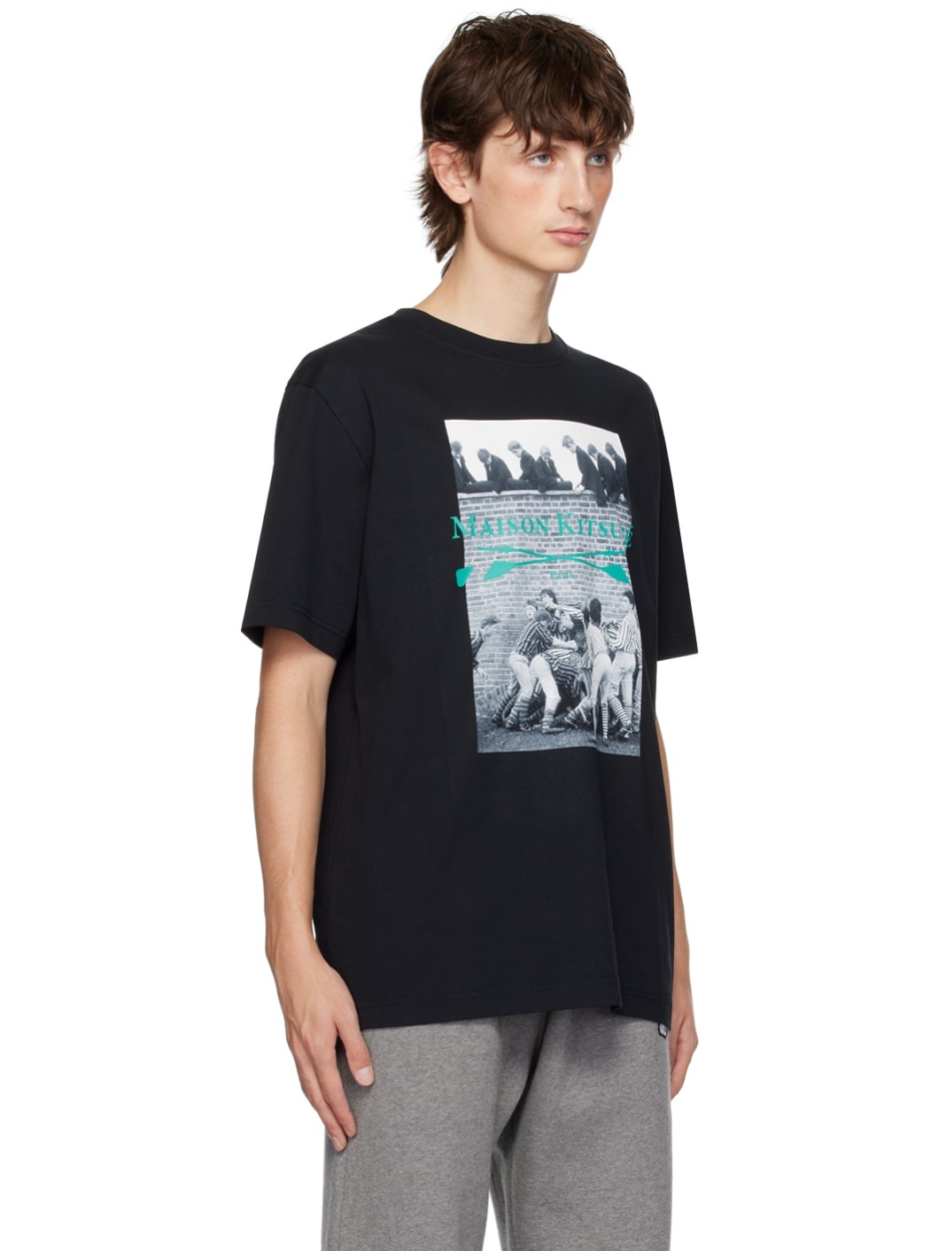 Black Graphic T-Shirt - 2