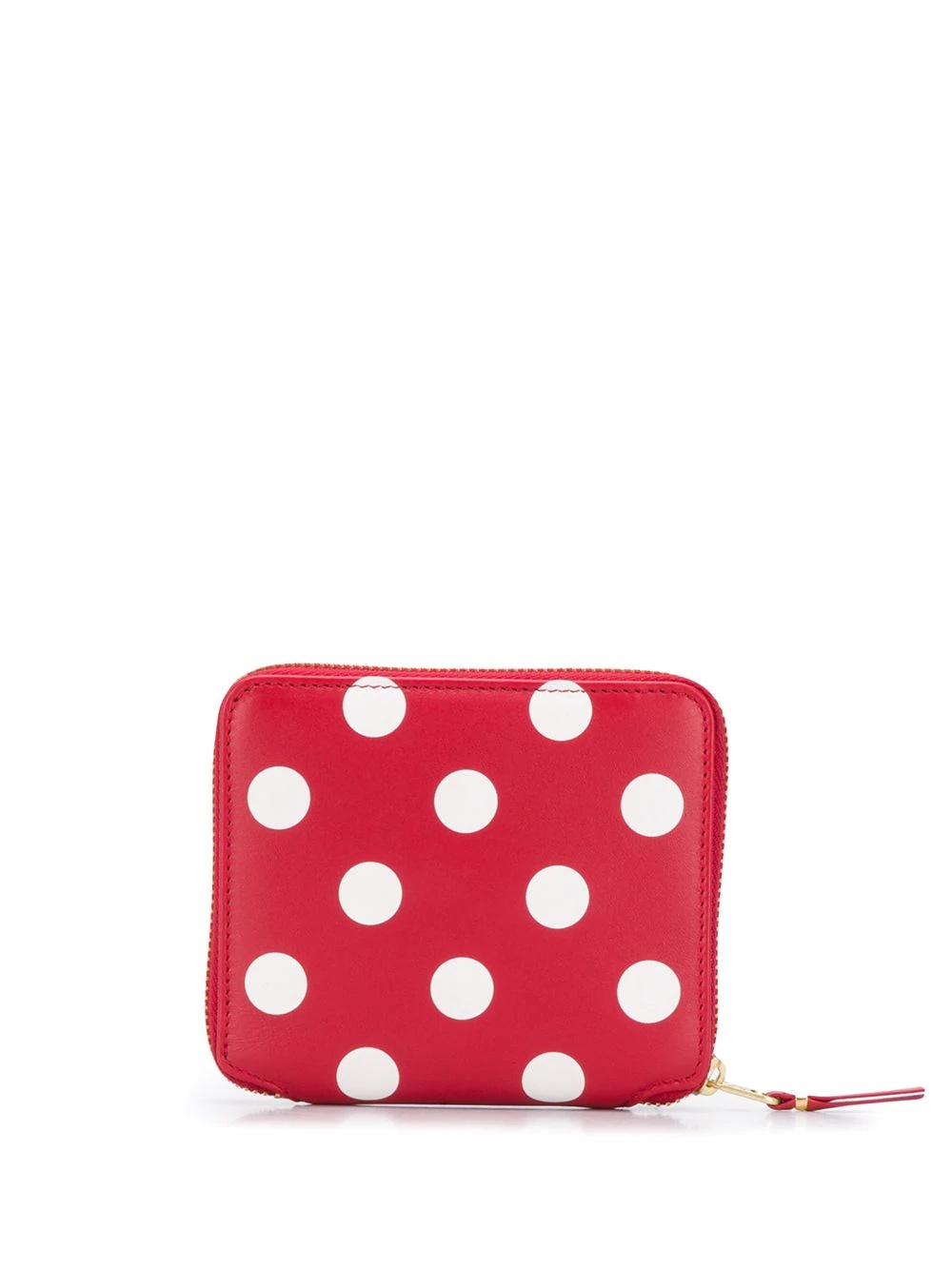 polka-dot leather wallet - 2