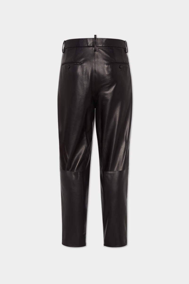 DSQUARED2 LEATHER TWO PLEATS PANT outlook