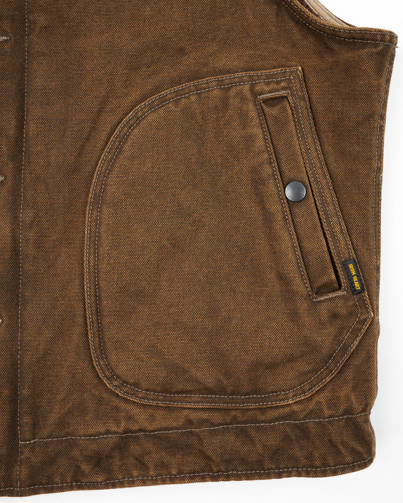 12OZ DUCK N1 DECK VEST - BROWN 7