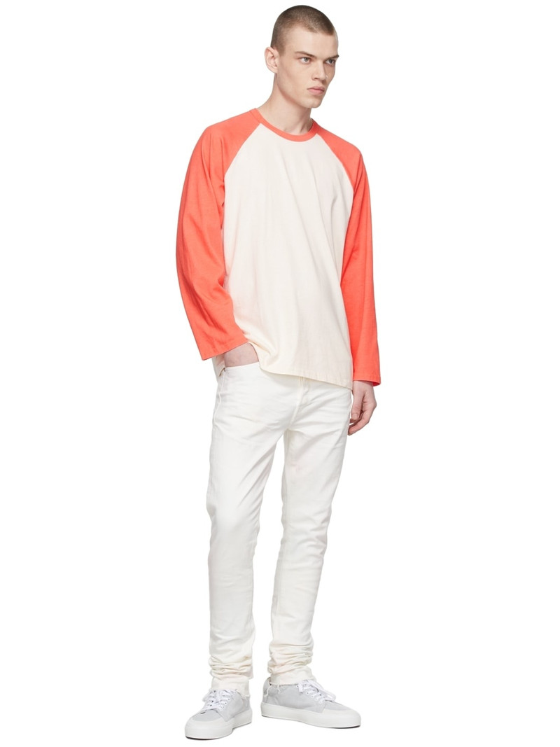 John Elliott Off-White Cotton T-Shirt outlook