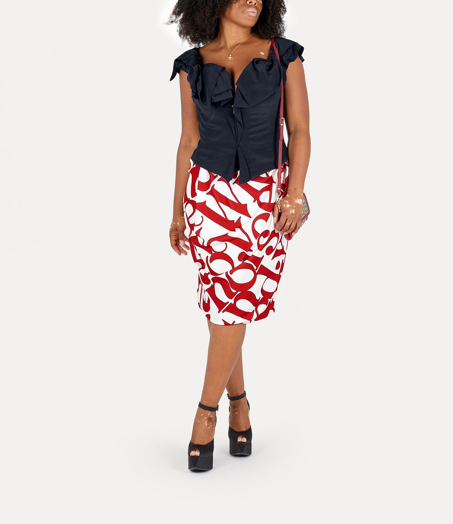 DRUNKEN DRAPE SKIRT - 5