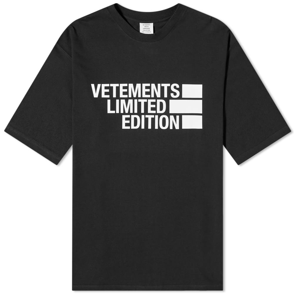 VETEMENTS Oversized Logo Limited Edition Tee - 1