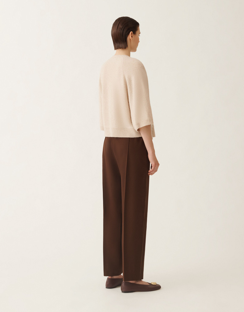 Wool and silk cape with sequins 4