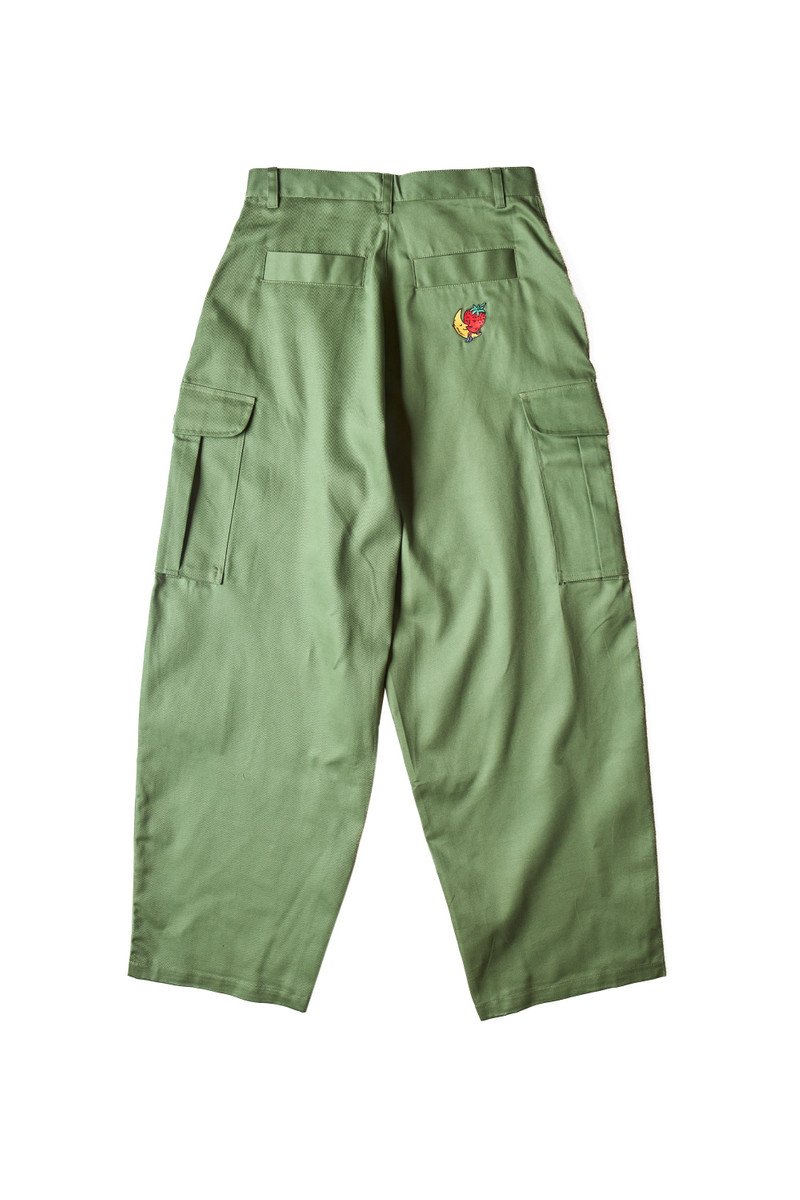 SKY HIGH FARM WORKWEAR Sky High Farm Workwear Twill Cargo Pants Green outlook