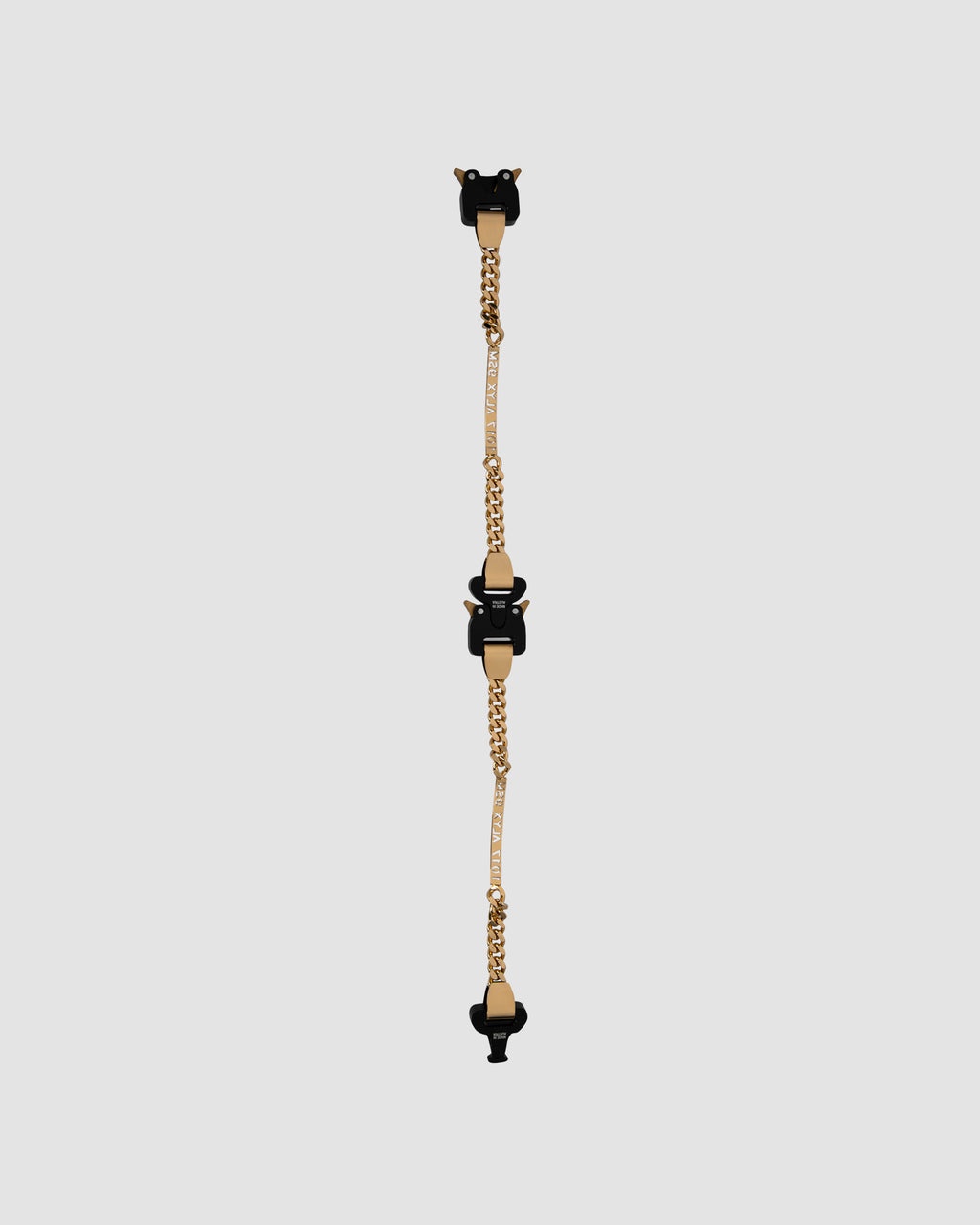 DOUBLE BUCKLE LOGO CHARM NECKLACE - 3