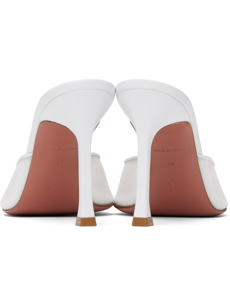 White Alexa Mesh Slipper 95 Heeled Sandals 2