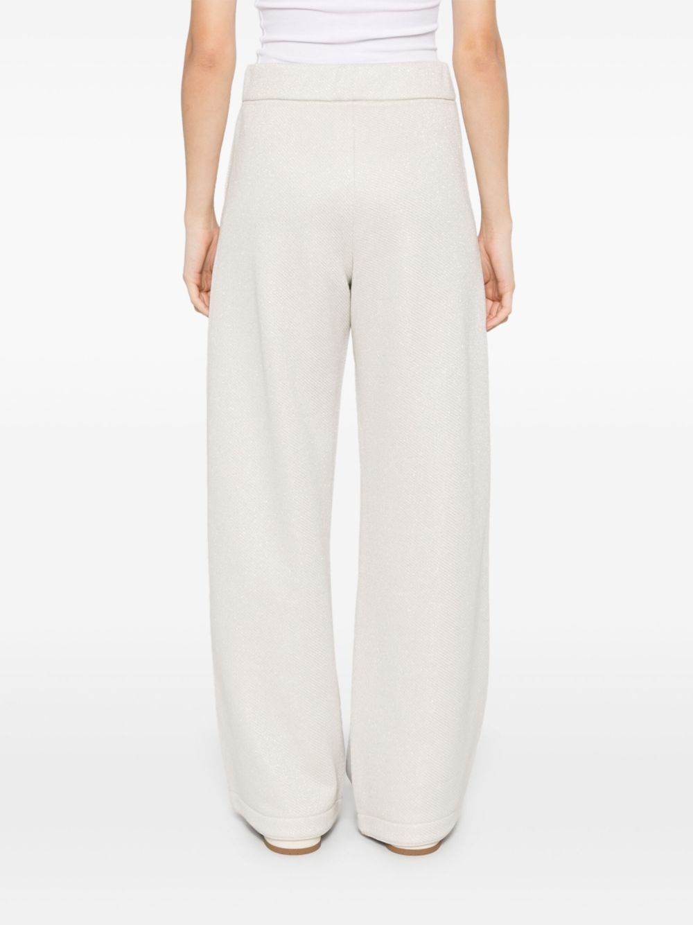 Max Mara Women Cotton Blend Wide-Leg Trousers - 3