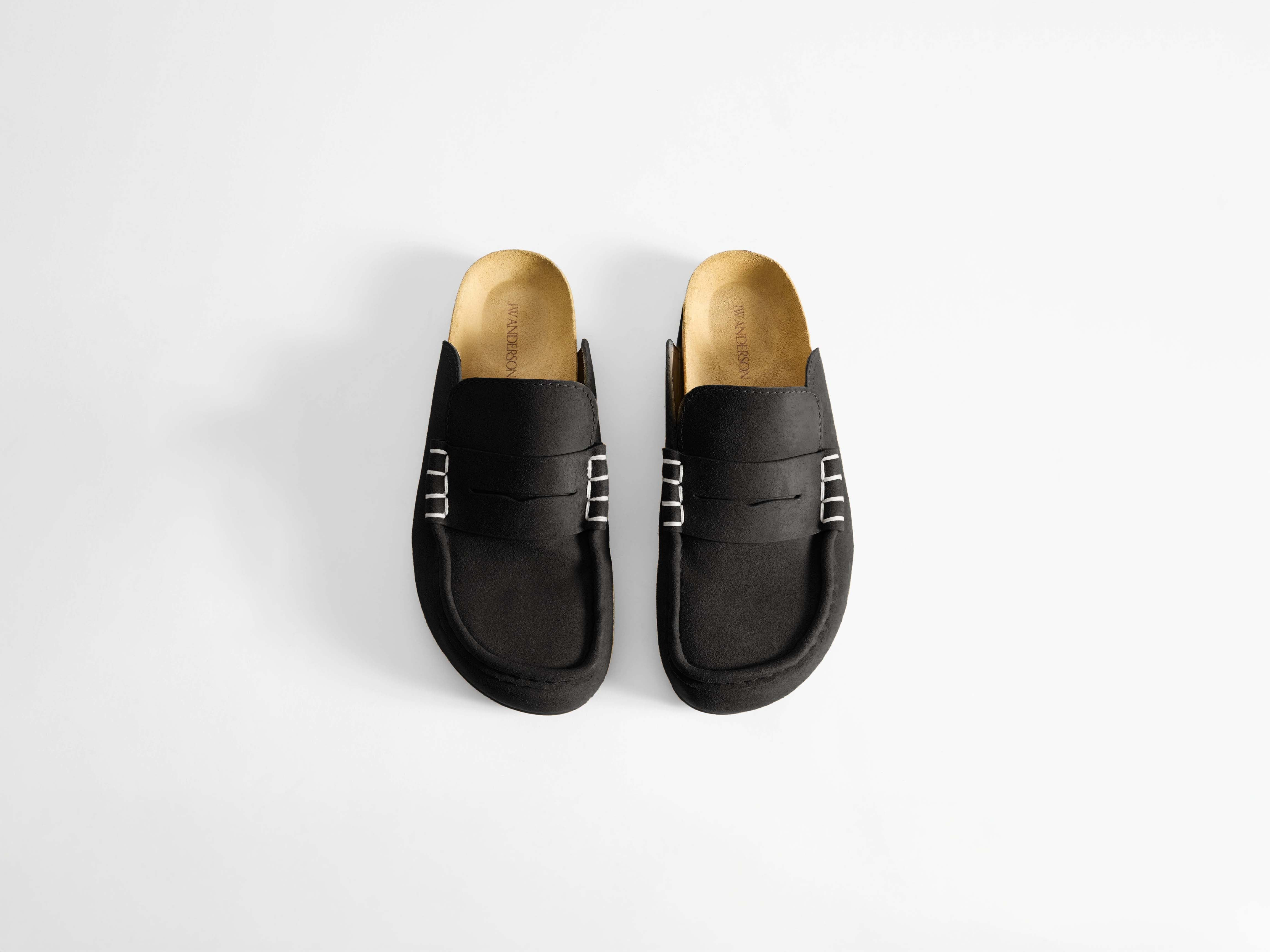 MENS STITCH LOAFER IN BLACK - 2