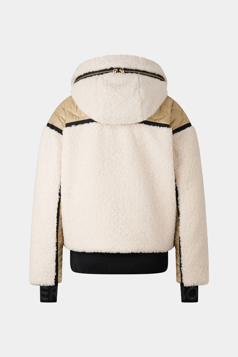 Kora ski jacket in Off-white/beige 12