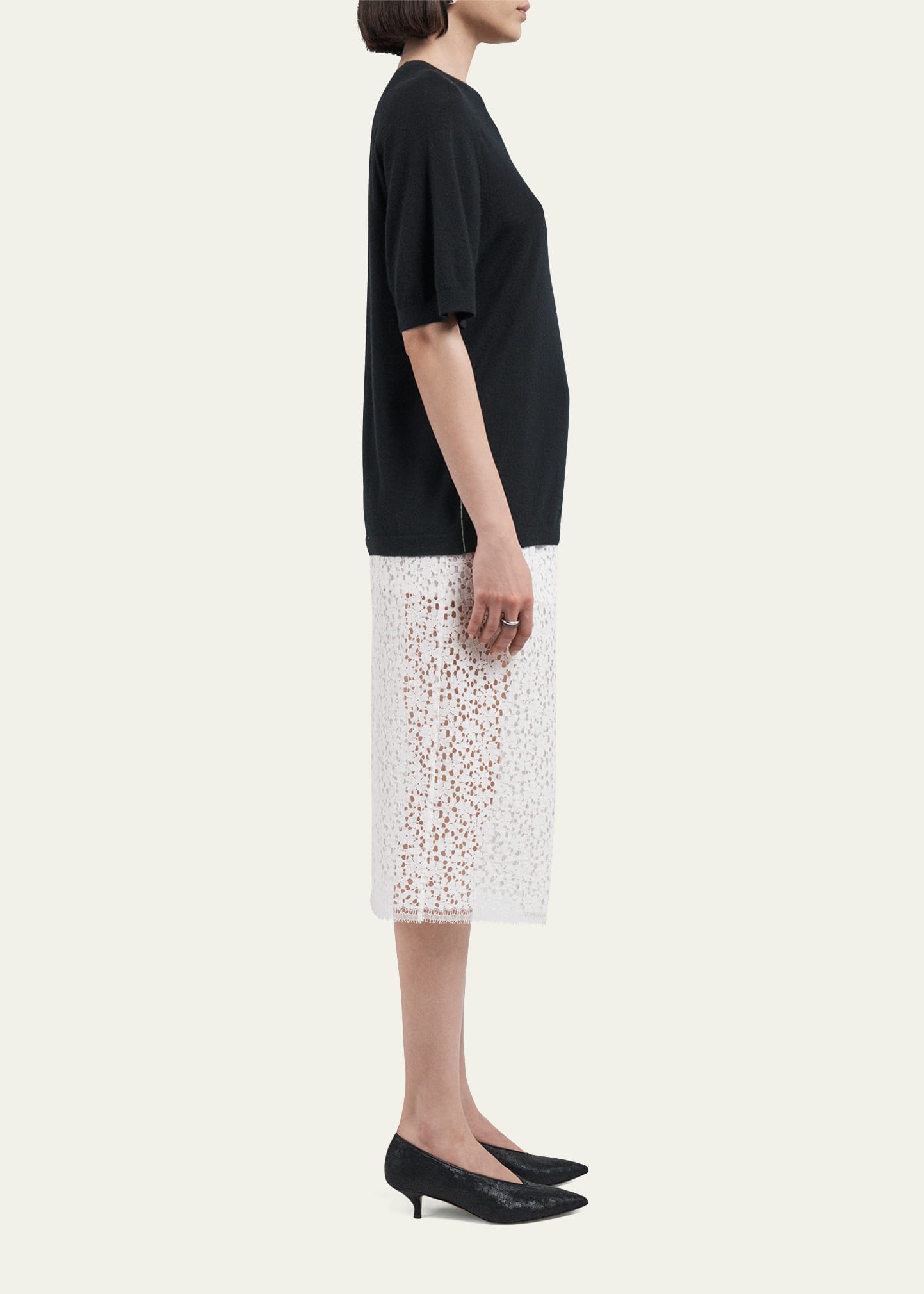 Oversized Cashmere T-Shirt - 4