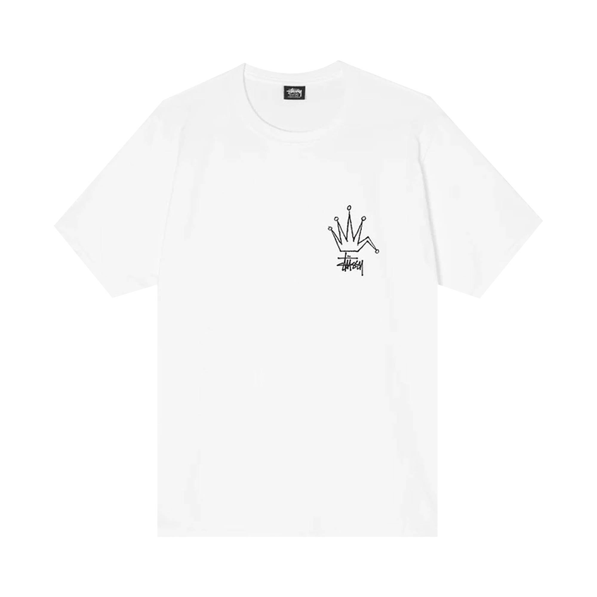 Stussy Broken Crown Tee 'White' - 1