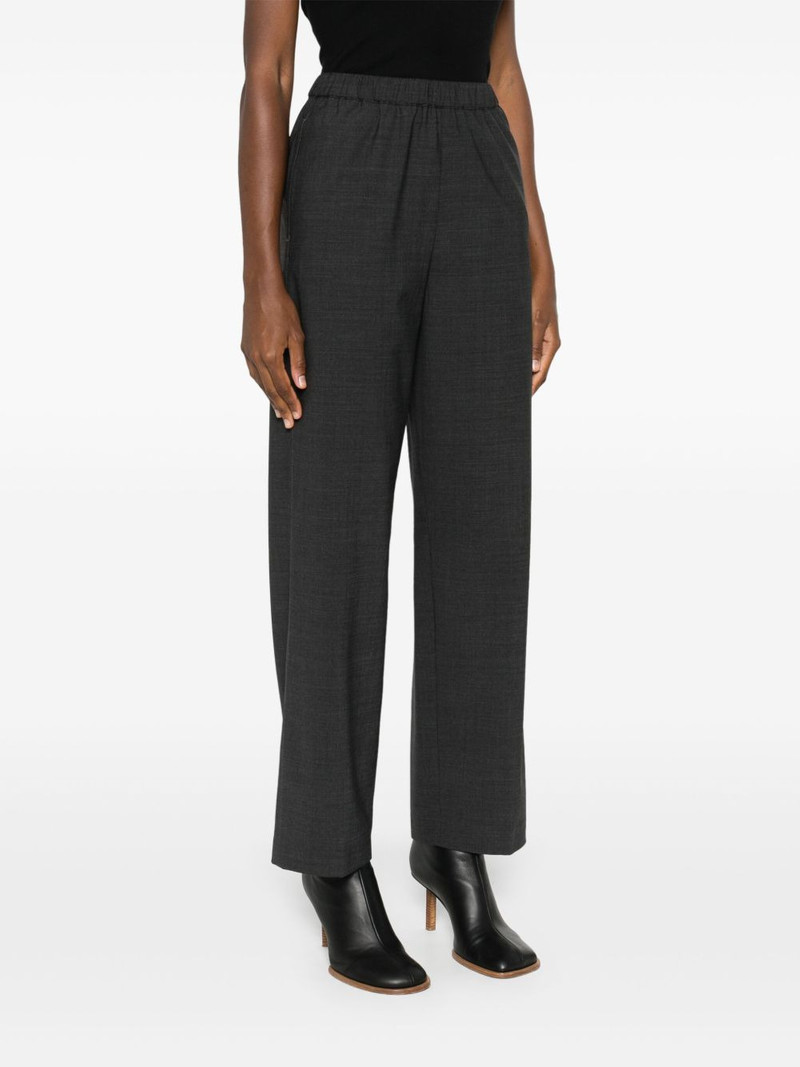 mélange-effect trousers 3
