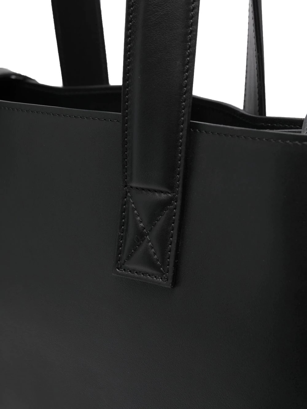 single-strap leather tote - 4