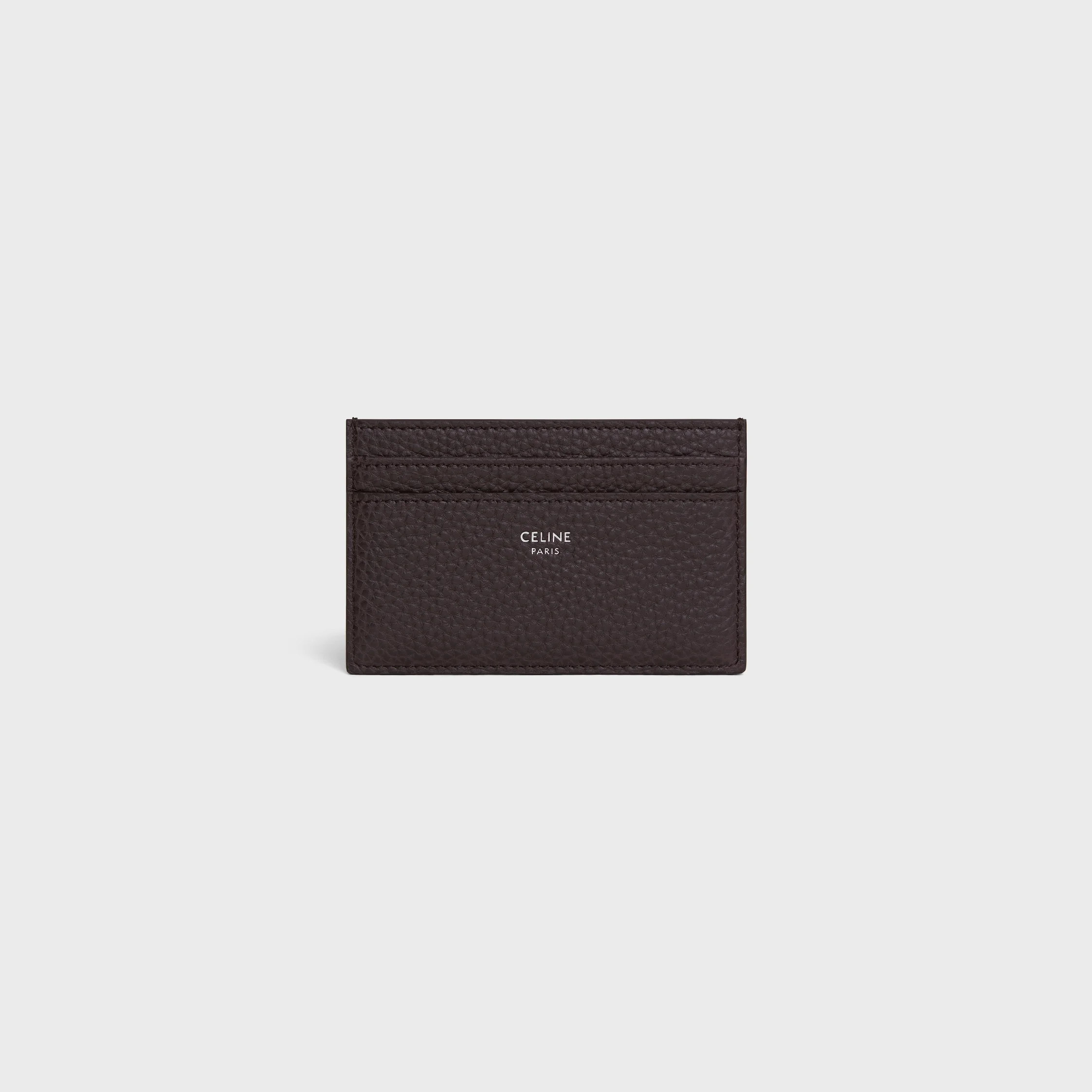 MEDIUM CARD HOLDER IN GRAINED CALFSKIN - 1