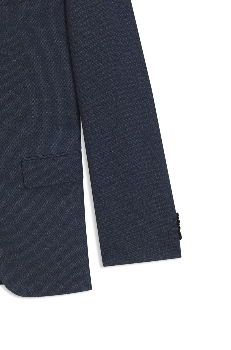 TWO-PIECE SLIM-FIT SUIT IN PATTERNED STRETCH WOOL 9