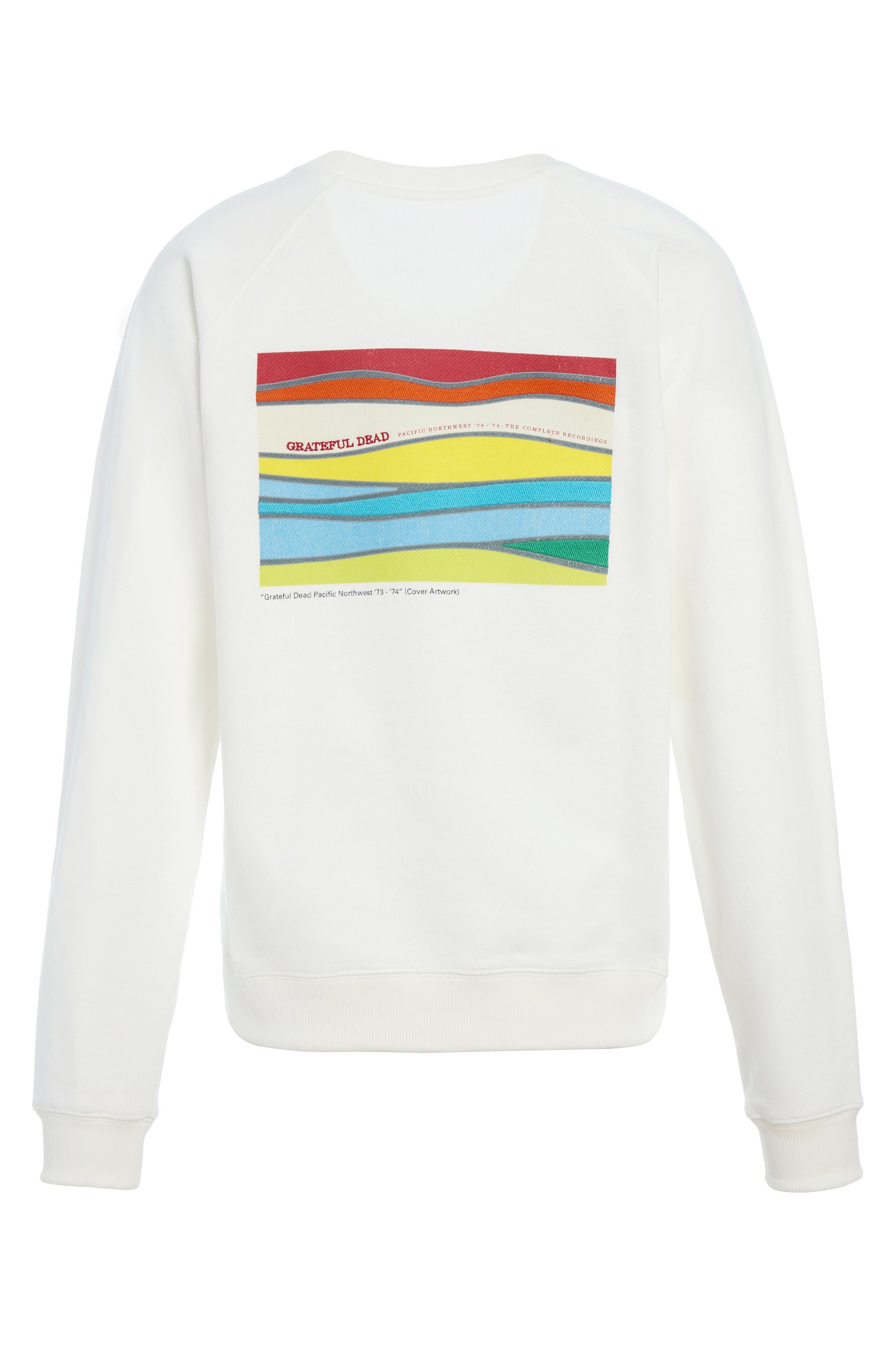 Royston Sweatshirt in White Fine Cotton - 3