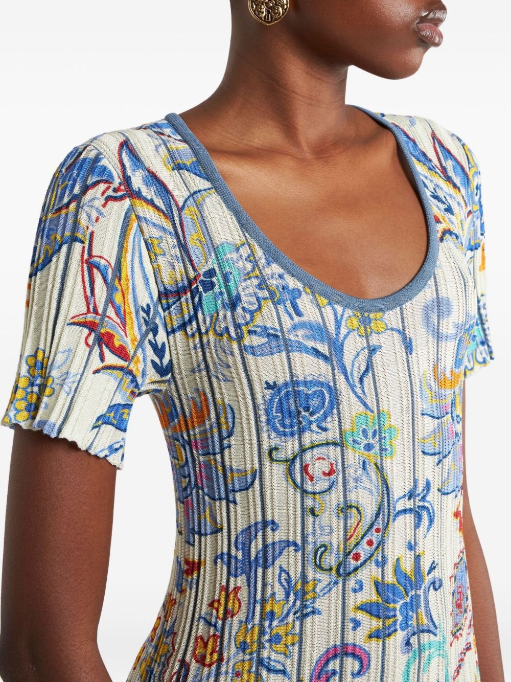 printed dress - 4