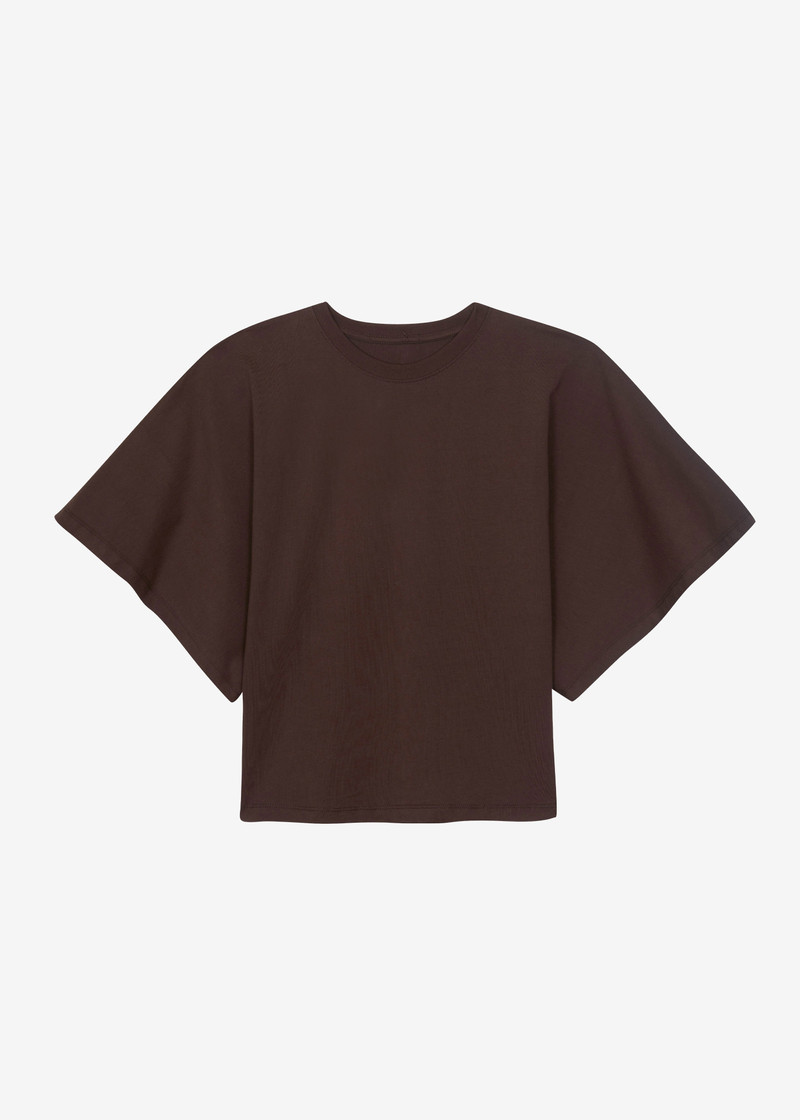 Modave Dolman Sleeve Tee - Brown 1