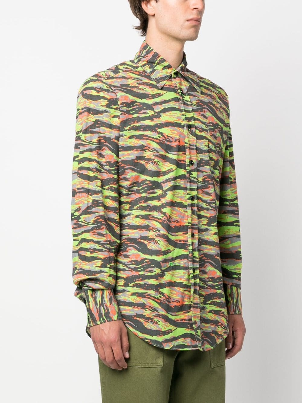 zebra-print cotton shirt - 3