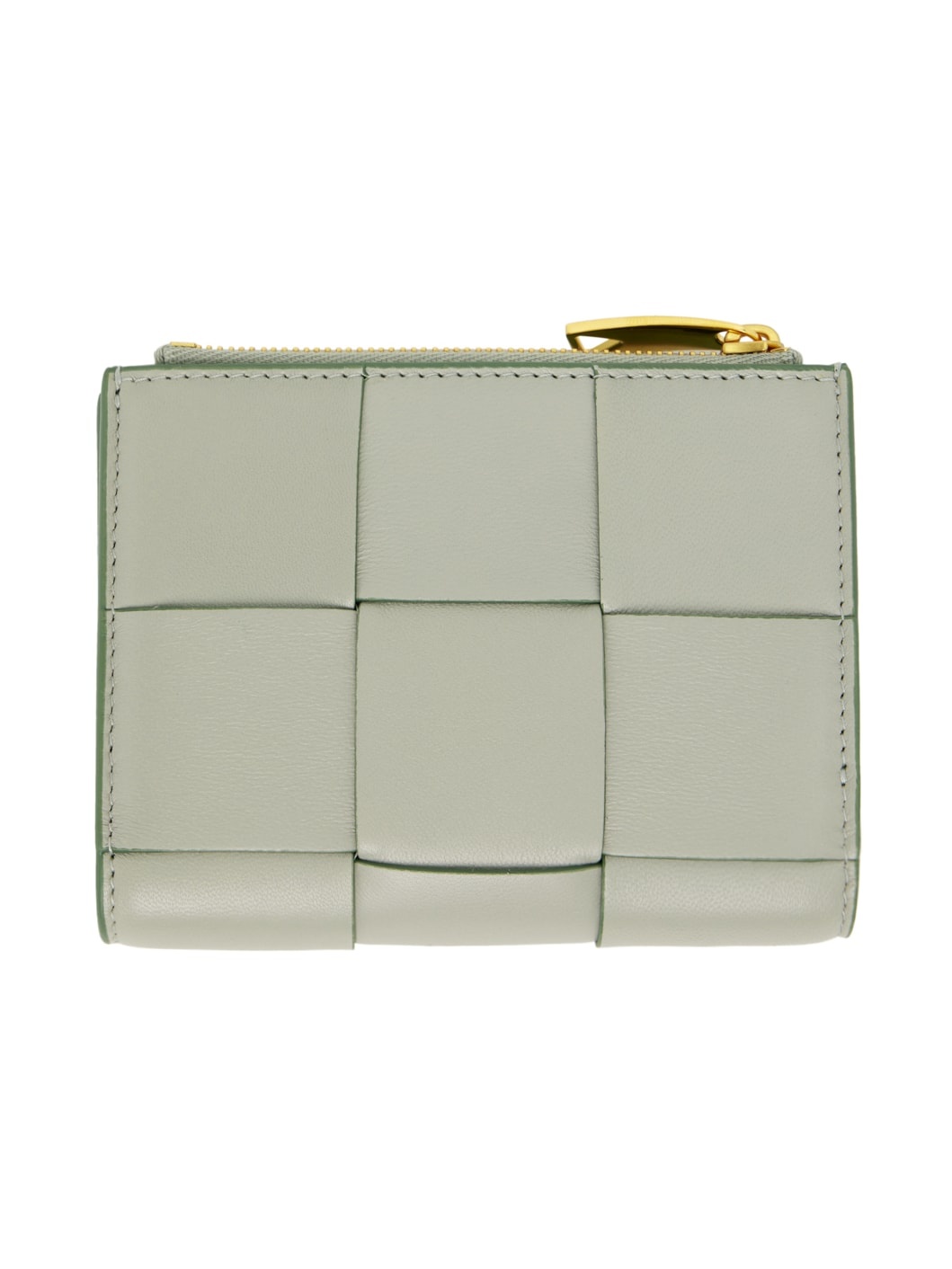 Green Small Cassette Bi-Fold Zip Wallet - 2