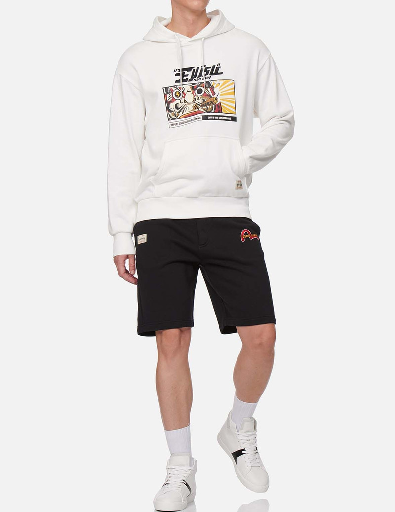 DARUMA BOX PRINT HOODED SWEATSHIRT 5
