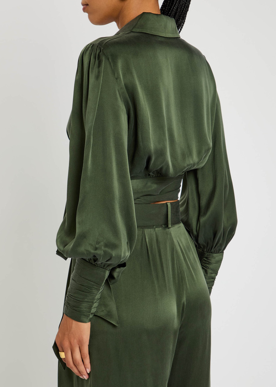 Zimmermann Silk Wrap Top - 3