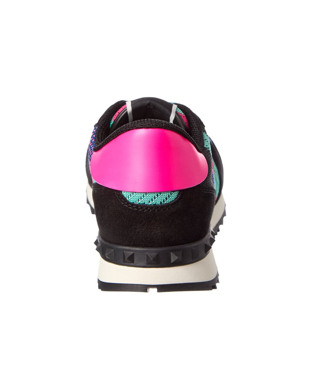 Valentino Camo Knit & Suede Sneaker - 3