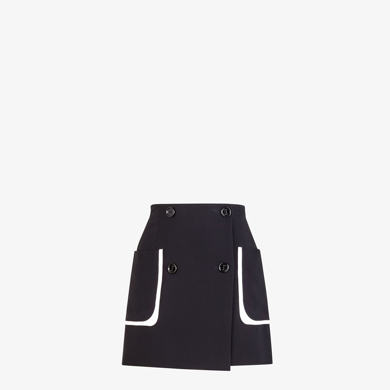 Black cady skirt - 1