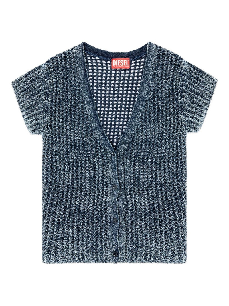 M-Rez knitted button-up cardigan 1