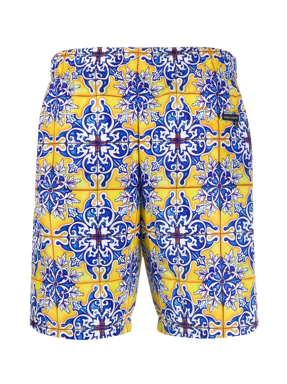 Maiolica print swimming shorts - 2