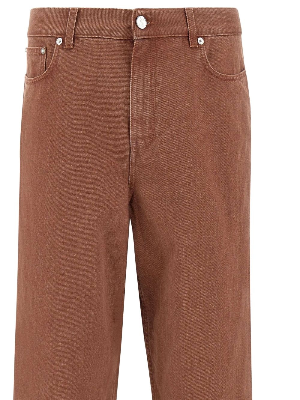 logo-patch jeans - 4