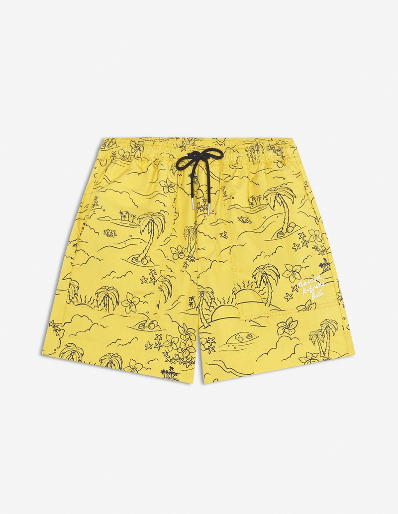 “TROPICAL PALM” CASUAL BOARD SHORT 1