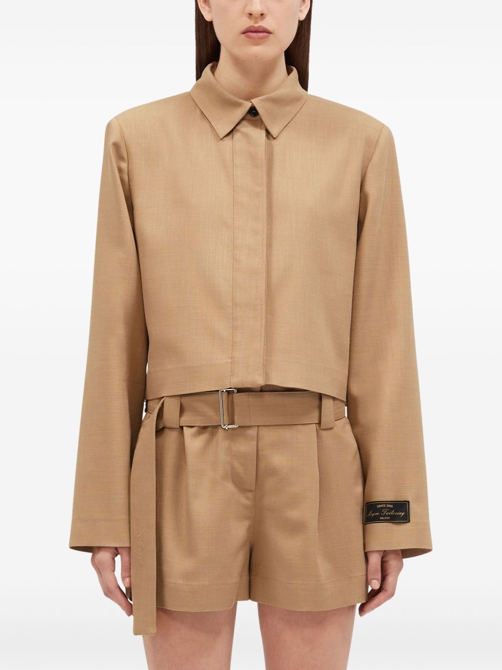 cropped jacket - 2