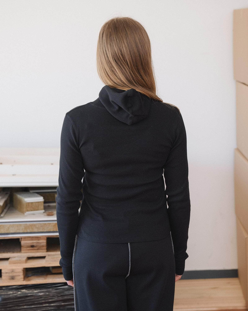 BASERANGE Hanifa Hoodie - Recycled Cotton Rib outlook