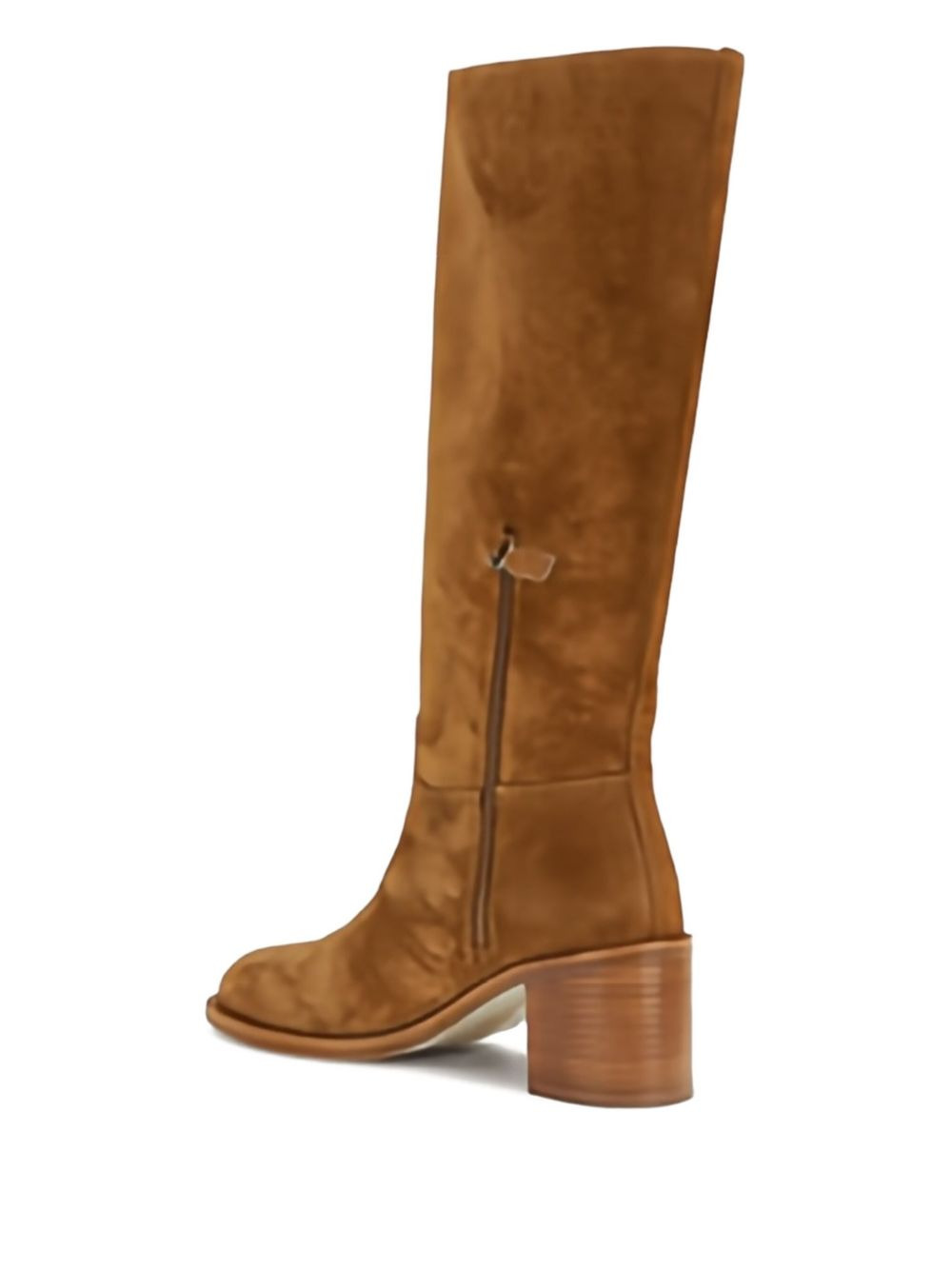 60mm Finn suede-leather block-heel boots - 3