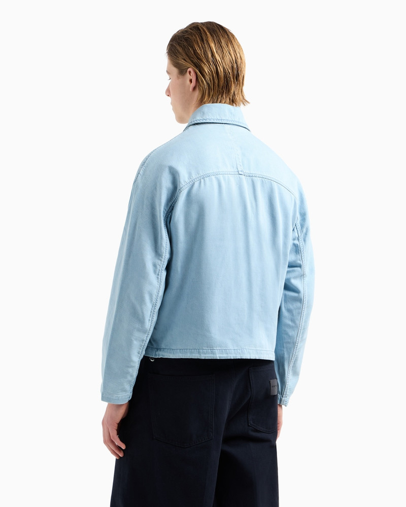 SOFT TOUCH LYOCELL-BLEND DENIM BLOUSON 3